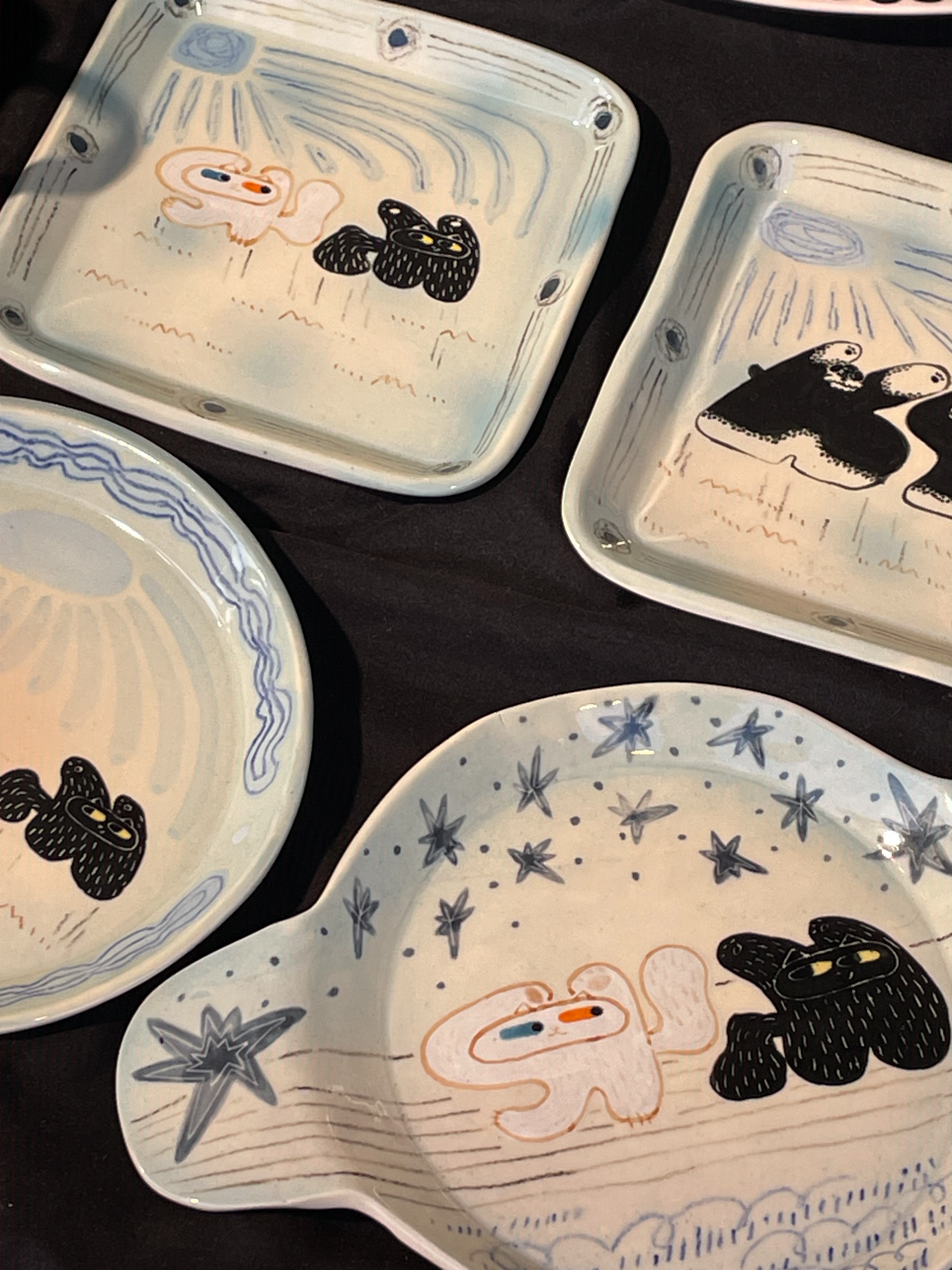 Joy. Joy collection. Ceramic plates