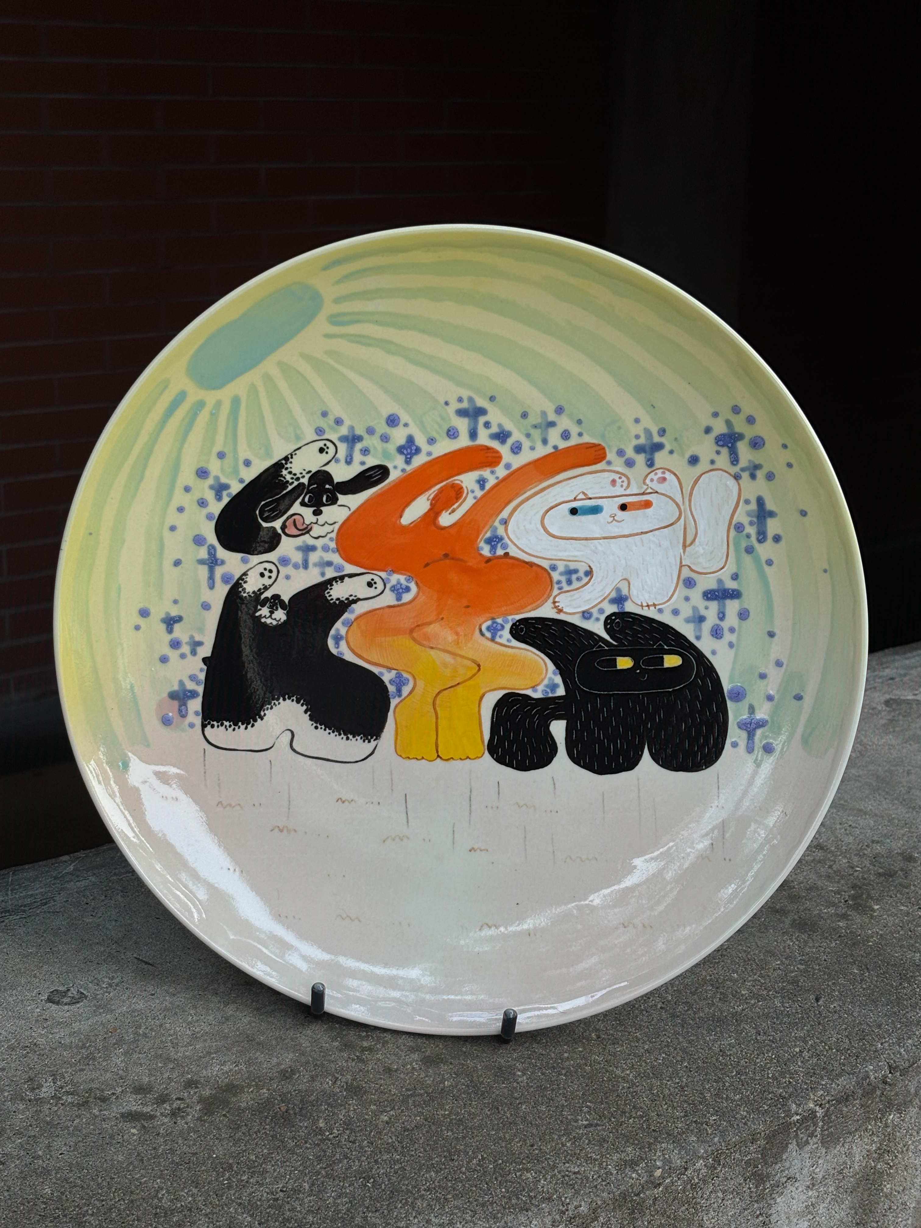 Joy. Joy collection. Ceramic Plate